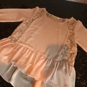Baby pink blouse